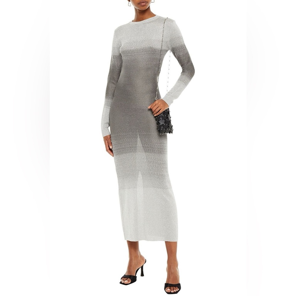 Paco Rabanne , ombre glitter dress